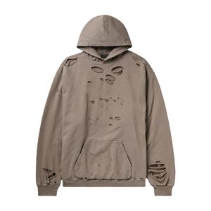Pull à capuche surdimensionné de luxe pour hommes, poids lourd, nouveau style, impression 3D, tissu français d'approvisionnement en gros - Product Image 1