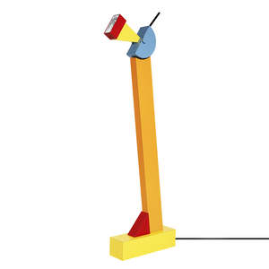 <span class=keywords><strong>Lampe</strong></span> sur pied <span class=keywords><strong>LED</strong></span> moderne Cavalieri E26 avec abat-jour en métal jaune et corps en fer pour la décoration du salon - Product Image 1