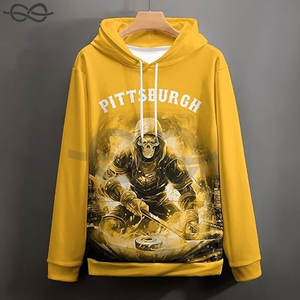 Ville personnalisé Hockey sweat à capuche hommes femmes jeunesse Hip Pop pull personnalisé nom et numéro Fans cadeau disponible - Product Image 6