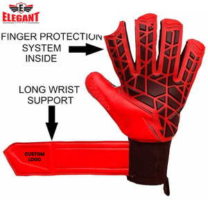 Color blanco y negro Mejor material Porcentaje Guantes de portero, Buen proveedor Nuevos guantes de portero de fútbol - Product Image 2