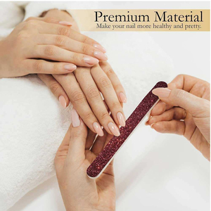 Stainless Steel Double-Sided Mini Nail File 180 Grit Reusable Durable Customizable Logo/Packing Professional Acrylic/Gel Nail - Product Image 6
