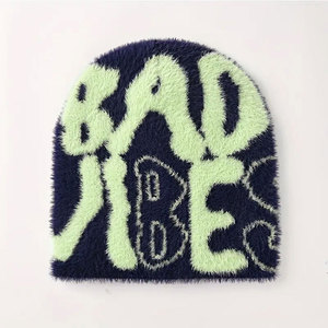 Gorro corto de calavera personalizable, gorro de punto de lana 100%, gorros sin Puños para Otoño Invierno, hecho en Pakistán para la playa y los viajes - Product Image 5