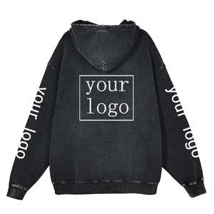 Sudaderas con Capucha Personalizables Estilo Vintage con Lavado Ácido para Hombre y Mujer, Sudaderas DIY con Estampado de Manga, Dibujos Animados y Texto, Diseño Personalizado de Invierno, Sudadera de Forro Polar con Tu Propia Marca - Product Image 3
