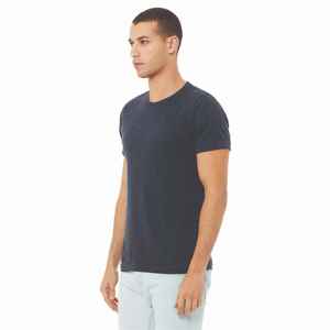 Camiseta de cuello redondo de algodón orgánico Premium Unisex Fit 100% Camiseta lisa de tela ecológica Uso diario - Product Image 5