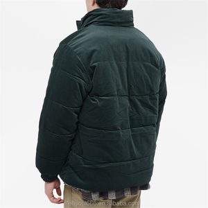 Nouveauté manteau d'hiver pour hommes doudoune épaisse courte bouffante manteaux à bulles PU vestes à manches longues - Product Image 3