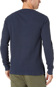 Chemises à manches longues pour hommes coupe régulière gaufre haute qualité trucs bouton chemise décontracté et soirée hommes T-shirt - Product Image 2