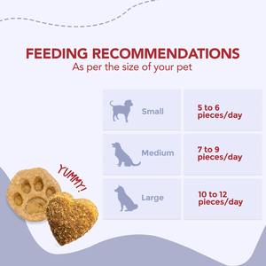 Friandises végétaliennes pour chiens les plus vendues : Bouchées de carotte et de citrouille 100g – Snack végétal premium pour une nutrition quotidienne - Product Image 4