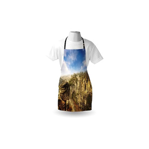 Hot Sale Customized Design Digital Print 100% Pure Cotton Free Size Cooking Kitchen <b>Apron</b> - Product Image 2