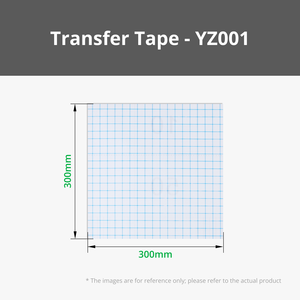 เทปทรานเฟอร์300x300มม. 10ชิ้น (YZ001) สำหรับลอกลายกระดาษและฟิล์ม - Product Image 3