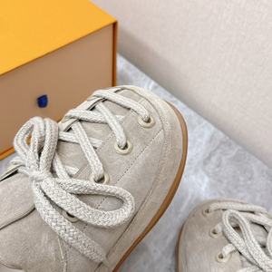 รองเท้าผ้าใบดีไซน์เนอร์แบบผูกเชือก พื้นหนา หัวรองเท้าทรงใหญ่ สไตล์ลำลอง สปอร์ต สำหรับคู่รัก เพิ่มความสูง น่ารัก รองเท้าลำลองผู้ชาย - Product Image 4