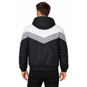 Custom Logo Trendy Lightweight Nylon Windbreaker <b>jacket</b> for men Streetwear Color Block Zip Up High Quality Wholesale Low MOQ - Product Image 2