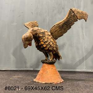 Artisanat en bois rustique : design d'oiseaux en bois - Product Image 5