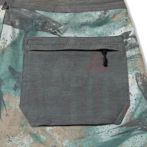 กางเกงขาสั้นผ้าใบบาสเก็ตบอลสำหรับผู้ชายกางเกงเอวยางยืดแห้งเร็วผ้าฝ้าย100% พิมพ์ซับลิเมชันเต็มตัวดีไซน์ตามสั่ง - Product Image 2