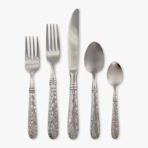 Ensemble de couverts en acier inoxydable enduit de couleur noire de 4 pièces de couverts pour la cuisine de table café usage domestique poignée de conception élégante - Product Image 2