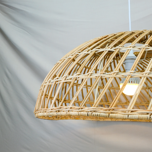 Lámpara colgante de bambú inspirada en la naturaleza, nuevo diseño, habitación del hogar, carcasa decorativa de ratán, candelabros y luces colgantes - Product Image 3