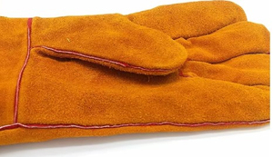 Gants de soudage MIG résistant à la chaleur en cuir vêtements de protection Gants de soudage MIG robustes avec gants de soudage résistants aux flammes - Product Image 4