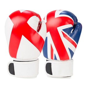 Gants de boxe professionnels faits à la main, 100% cuir véritable, pour entraînement, sparring et combat, fermeture auto-agrippante, OEM Muay Thai. - Product Image 2