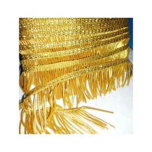 Franges de chenille OEM personnalisées, vente en gros, franges métalliques faites à la main, meubles textiles - Product Image 2