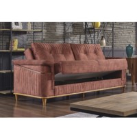 Sofá Chesterfield de Tres Plazas Verona, Diseño Europeo de Lujo Moderno, Estilo Italiano, para Apartamento, Almacén, Sala de Estar, Hotel, Villa