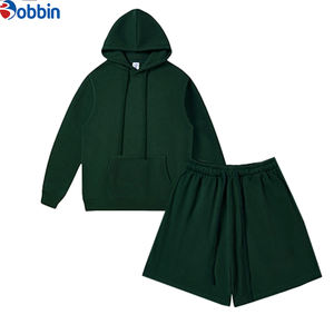 Ensemble Jogging Femme Personnalisé avec Logo, Doublure en Polaire, Respirant, Séchage Rapide, Ensemble Sweat-Shirt et Short, Couleur Unie, Personnalisé, Automne, Ensemble Deux Pièces - Product Image 5