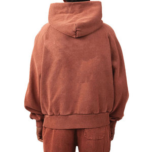 New Arrival Basics <b>Hoodies</b> For Men Durable <b>Lightweight</b> Breathable Soft Material Custom Size Pullover Front Pocket <b>Hoodies</b> - Product Image 2