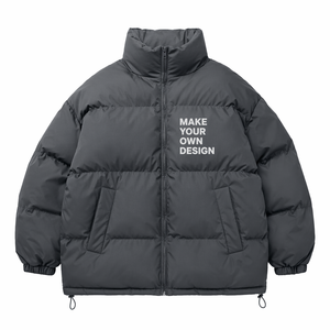 CUSTOM PUFFER <b>JACKET</b> WINTER <b>WARM</b> PADDED COAT WITH OEM LOGO FOR <b>MEN</b> WOMEN BULK WHOLESALE MANUFACTURER - Product Image 3