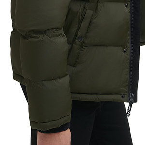 Chaqueta de Invierno Acolchada para Hombre de Alta Calidad al por Mayor, con Cuello Alto, Tela de Lona, Impermeable y Resistente al Viento, Rellena de Algodón - Product Image 6