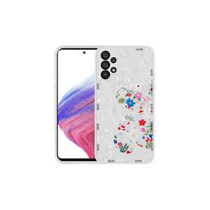 Coque rigide en silicone à motifs JoieCreatif White Bear Edition Premium pour Samsung Galaxy A13 4G avec protection souple en TPU liquide - Product Image 1