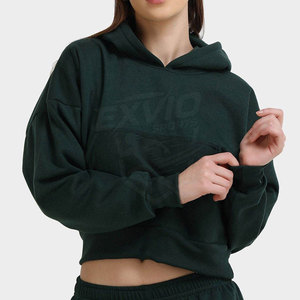Último Estilo, Precio Bajo, Sudaderas Cortas con Capucha para Mujer, Mangas Largas, Ropa Casual, Sudaderas Cortas con Capucha para Mujer - Product Image 5