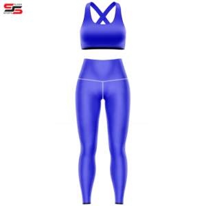 ชุดออกกำลังกายโยคะแบบไร้รอยต่อสำหรับผู้หญิงไซส์ใหญ่ 2 ชิ้น ชุดฟิตเนสสำหรับออกกำลังกาย - Product Image 6