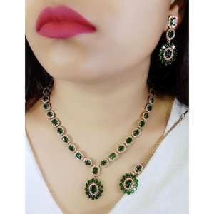 Nouvelle collection de bijoux fantaisie colorés pour mariage et fiançailles, qualité supérieure, collection de bijoux AD, produit en gros - Product Image 2