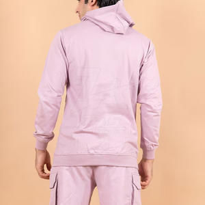 2024 New Arrival 100% Cotton <b>Men's</b> Casual <b>Hoodie</b> & <b>Shorts</b> <b>Set</b> Breathable Winter Collection for <b>Men</b> - Product Image 3