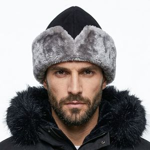 Handmade Nubuck IYI Traditional Leather Bork Hat Kayi Tribe Ertugrul Gazi Ottoman Style Traditional Turkish Winter Hat Black - Product Image 1