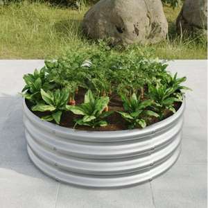 Jardinière galvanisée de luxe au design minimaliste pour un aménagement paysager de qualité supérieure jardinière de forme et de taille personnalisées - Product Image 5