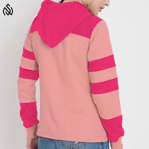 Sudaderas con capucha con cremallera para mujer al por mayor de fábrica, ropa informal de secado rápido, sudaderas con capucha sólidas con estampado de logotipo personalizado ligero OEM - Product Image 2