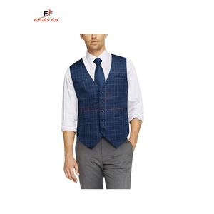 Transpirable Impresión personalizada Diseño DE BODA Calidad superior Precio barato Material de tela de poliéster Tallas grandes Chalecos y chalecos para hombres - Product Image 2