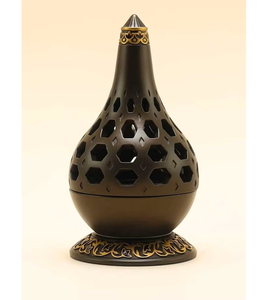 Luxury Metal Bukhoor Burner with Geometric Arabic <b>Incense</b> Holder for <b>Oud</b> and Bakhoor Ramadan & Eid Decor - Product Image 6