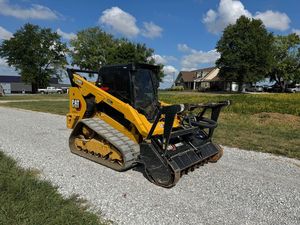 2022 Caterpillar 289D3 chargeuse compacte HM215 tête de paillis 220V machines de terrassement avec pompe moteur moteur boîte de vitesses - Product Image 2