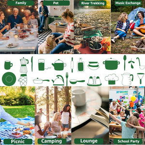 Fourchettes jetables 100% compostables et biodégradables, très résistantes, écologiques, vaisselle lourde, ensemble de vaisselle, sans BPA, sans danger pour les aliments - Product Image 5