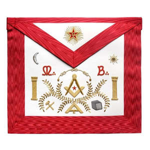 BLEU ARGENT <b>Top</b> Quality Masonic REGALIA Unique <b>Silver</b> Embroidery Regalia Master Masonic Apron - Product Image 1