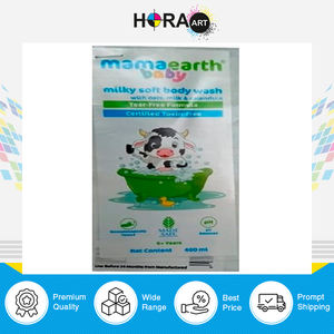 Gel de Baño Suave para Bebés Mikey, Calidad Superior, Más Vendido, Leche de Avena, Caléndula, Blanco Brillante, Etiqueta de Embalaje Flexo, de la India - Product Image 2