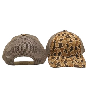 Sombrero de malla personalizado para hombre de moda Logotipo de parche de cuero sombrero de camionero-Sombrero de camionero con panel de malla - Product Image 3