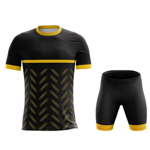 Ensemble de maillots de cyclisme unisexe de haute qualité, logo personnalisé, super léger, respirant, séchage rapide, confortable, 100% polyester, OEM - Product Image 5