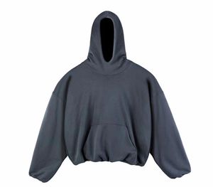Heavy Otoño Invierno algodón y terciopelo doble capa Sudadera con capucha boxy fit sudaderas con capucha recortadas para hombres y mujeres Streetwear - Product Image 1