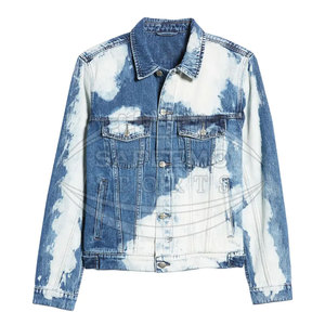 Chaqueta de Mezclilla Personalizada para Hombre, Cuello Alto, Opción Frontal, Calidad Premium, Tela 100% Algodón, Transpirable, Cortavientos, Chaqueta Casual de Invierno - Product Image 6