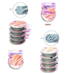 Fabrication <span class=keywords><strong>de</strong></span> bijoux perle chaîne <span class=keywords><strong>fil</strong></span> 7 brins 19 brins 49 brins perles outils passe-temps artisanat bricolage - Product Image 1