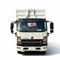 Camion benne à crochet HOWO 4x2 avec benne de 8m³ pour déchets de construction, camion de transfert de déchets de chantier robuste