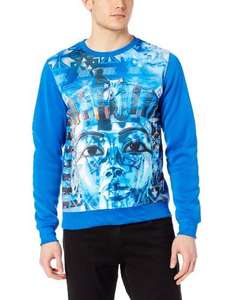 Sudadera de cuello redondo con sublimación impresa en 3D de alta calidad para hombre Patrón sólido Opciones de talla grande - Product Image 1