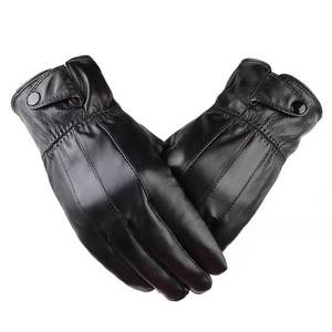 Gants en cuir classique pour hommes - Product Image 3