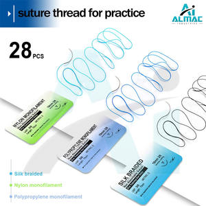 ALMAC Kit de coussinets d'entraînement chirurgical à 3 couches pour la pratique de la peau Source manuelle pour l'instrument de pratique de la suture Medic - Product Image 6